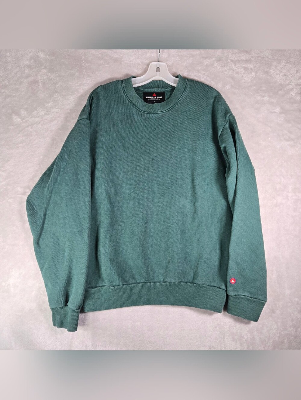 American Giant American Vintage Crew Sweatshirt Mens Size Medium M Green Fleece